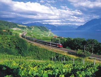 Zug fr Zug durch die Alpen