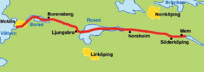 Schweden und Gta-Kanalfahrt